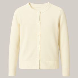Cardigan Infantil Menina De Tricot 12 a 16 Anos Marmelada Off White