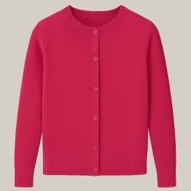 Cardigan Infantil Menina De Tricot 12 a 16 Anos Marmelada Pink