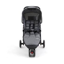 Carrinho De Bebê Delta 3 Rodas Voyage - Cinza Mescla