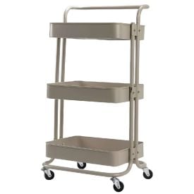 Carrinho Dubai Multiuso 3 Prateleiras Havan Casa - Cru