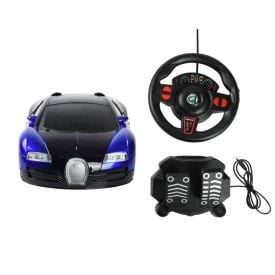 Carro Azul Com Controle Remoto E Pedal Havan Toys - HBR0907