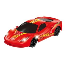 Carro De Controle Remoto Hot Wheels Rc Vermelho Com Luz - Multikids