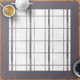 Centro de Mesa Viena 65X65cm Havan Casa - Linho Cinza Urbano