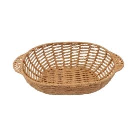 Cesta De Pão Oval Havan Casa 30 Cm - Natural