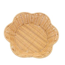 Cesta Decorativa Flor Trama Havan Casa 30Cm - Natural