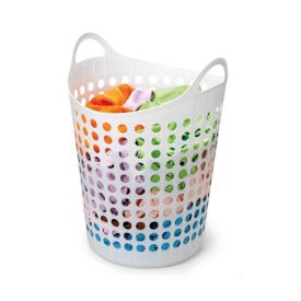 Cesto De Roupas Multiuso Flexível Arthi 44 Litros - Branco