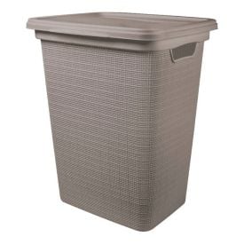 Cesto de Roupas Juta 45 Litros Jaguar - Cinza