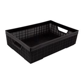 Cesto Organizador Juta Jaguar 5,2 Litros - Preto 