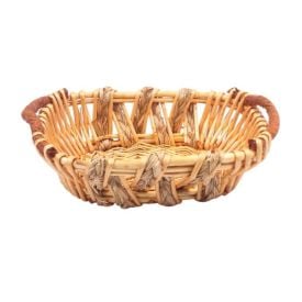 Cesto Oval Com Alça Vime 37Cm Havan Casa - Natural