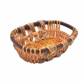 Cesto Oval Vime Havan Casa 36Cm - Marrom