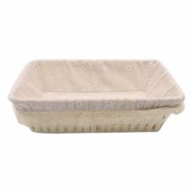 Cesto Retangular Com Forro De Tecido Havan Casa 28 Cm - Estampado