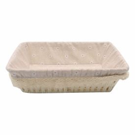 Cesto Retangular Com Forro De Tecido Havan Casa 32 Cm - Estampado