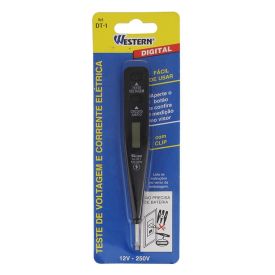 Chave para Teste de Voltagem Digital DT-1 Western - Preto