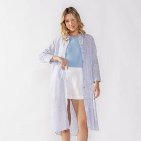 Chemise Feminina Listrada Patricia Foster