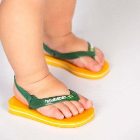 Chinelo Havaianas Bebê Brasil Logo