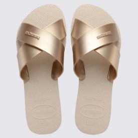 Chinelo Havaianas Feminino Aqua Metallic