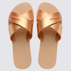 Chinelo Havaianas Feminino Aqua Metallic