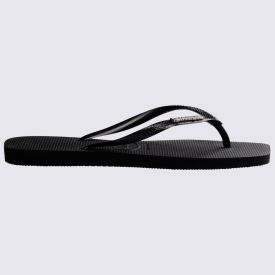 Chinelo Havaianas Feminino Slim Square Logo Metallic