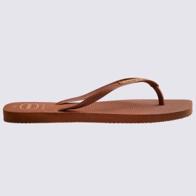 Chinelo Havaianas Feminino Slim Square Logo Pop Up