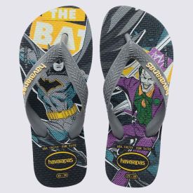 Chinelo Havaianas Infantil Batman Top Heróis DC