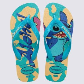 Chinelo Havaianas Infantil Stitch Top Disney Clássicos