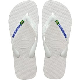 Chinelo Masculino Brasil Havaianas - Branco 39/40