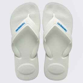 Chinelo Havaianas Top Max Confort Branco/Branco/Azul
