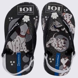 Chinelo Ipanema Bebê Disney Joy Preto/Branco