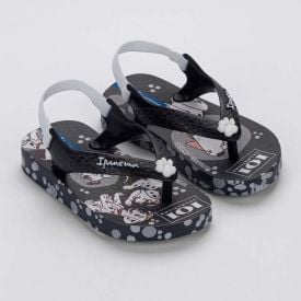 Chinelo Ipanema Bebê Disney Joy Preto/Branco