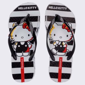 Chinelo Ipanema Feminino Hello Kitty And Friends Preto/Verm