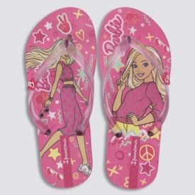 Chinelo Ipanema Infantil Menina Barbie Meu Encanto