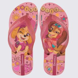 Chinelo Ipanema Infantil Menina Patrulha Canina