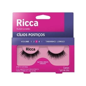 Cílios Postiços Naturalmente Ousados Volume 3 Ricca - Longo
