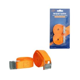 Cinta Para Prender Carga 2,5Cm X 2,5M 120Kg 2 Peças Western