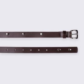 Cinto Feminino De Couro Sintético Com Corações Boby Blues