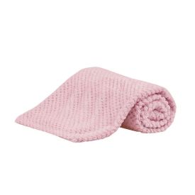 Cobertor Bebê Dobby 0,90Cm X 1,10M - Rosa Claro