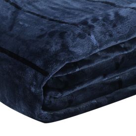 Cobertor Casal 100% Poliéster Elegance Havan Casa - Azul