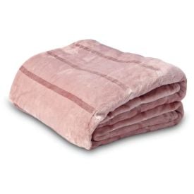 Cobertor Casal 100% Poliéster Elegance Havan Casa - Rosa Pétala