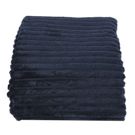 Cobertor Casal 100% Poliéster Premier Canelado Havan Casa - Azul