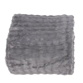 Cobertor Casal 100% Poliéster Requinte Havan Casa - Cinza