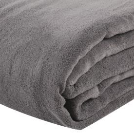 Cobertor Casal Microfibra Liso Paris Havan Casa - Cinza Urbano