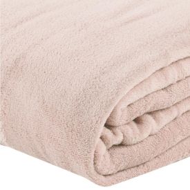 Cobertor Casal Microfibra Liso Paris Havan Casa - Rosa Pálido