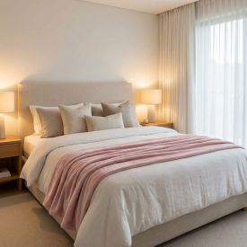 Cobertor Casal Microfibra Paris Havan Casa - Rose