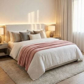 Cobertor Casal Microfibra Paris Havan Casa - Rosa Pétala