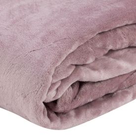Cobertor Casal Microfibra Velour Neo Clássico Camesa - Rosa Bebê