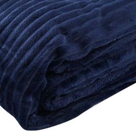 Cobertor Casal Montreal Havan Casa 1,80M X 2,20Ml - Azul Mariner