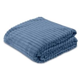 Cobertor Casal Montreal Havan Casa 100% Poliéster - Azul Jeans