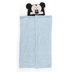 Cobertor Infantil com Capuz 100% Poliéster Disney - Mickey
