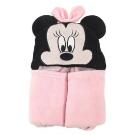 Cobertor Infantil com Capuz 100% Poliéster Disney - Minnie