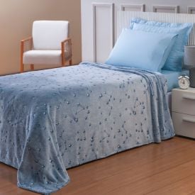 Cobertor Infantil Mágico Encantos Brilha No Escuro Havan Kids - Azul Sky